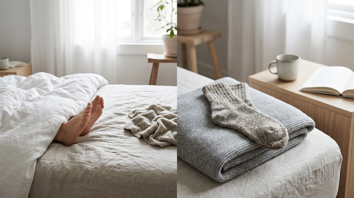 **Why You Sleep Better on Nights You Sleep in Socks Than With Bare Feet (The Overnight Thermoregulation Handoff Your Circulation and Minerals Have to Manage)**