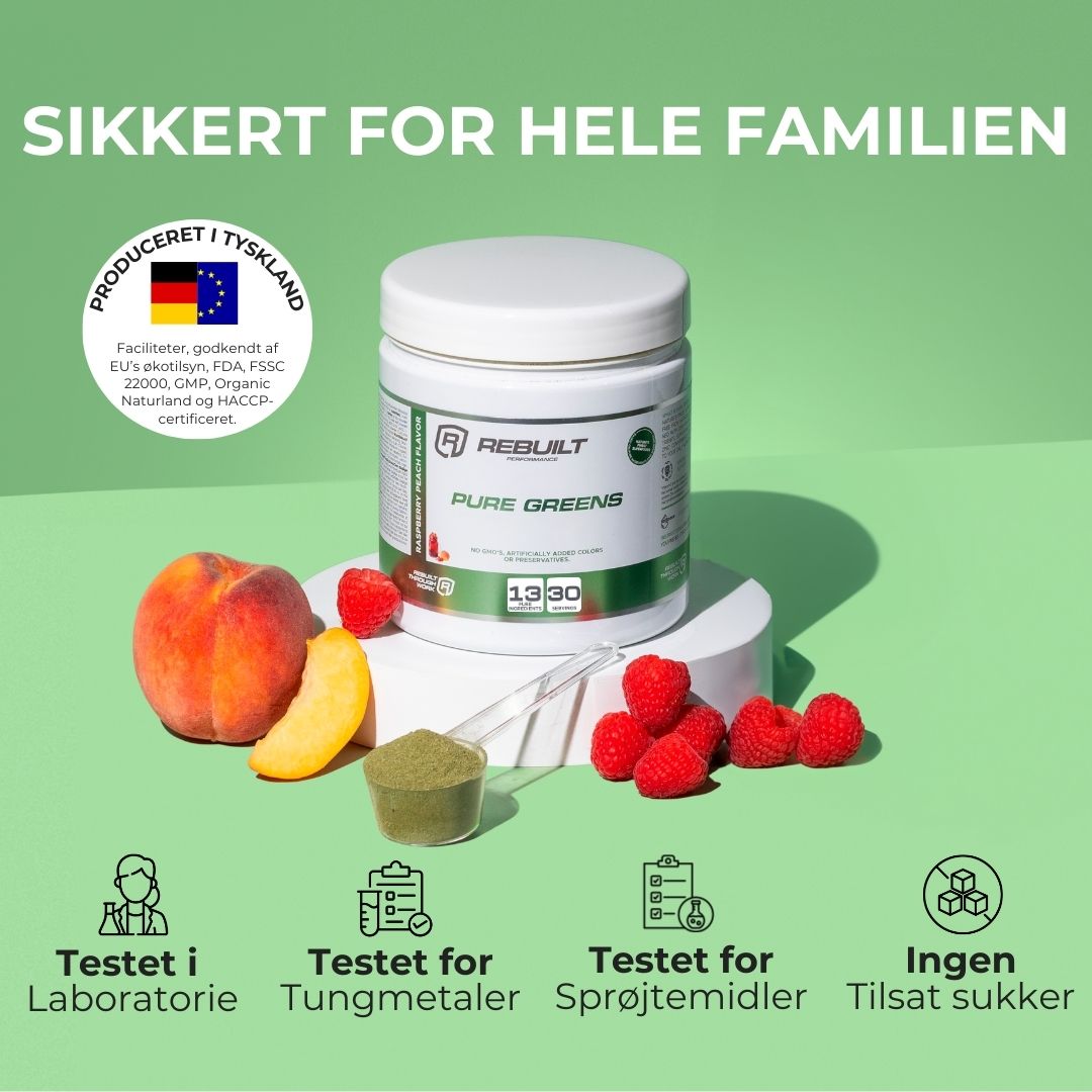 3 stk Pure Greens - 90 Portioner