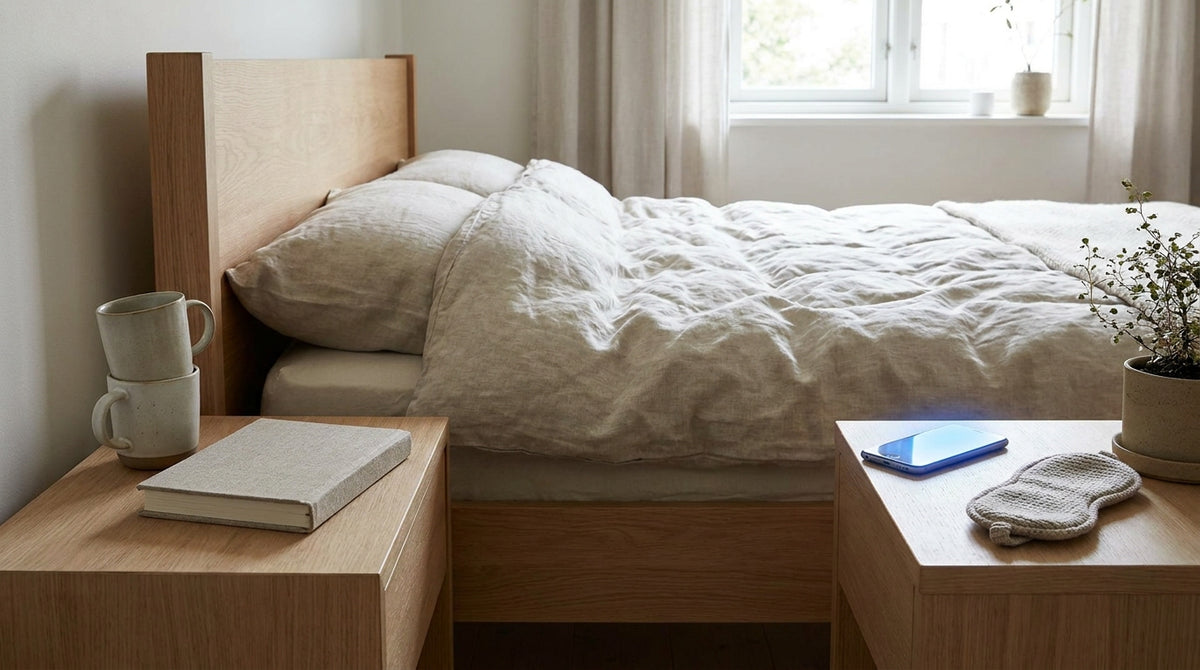 Varför sover man sämre när man har legat med mobilen i handen precis innan man släcker? Så påverkar blått ljus och scrollande din insomning och vad du kan göra i stället