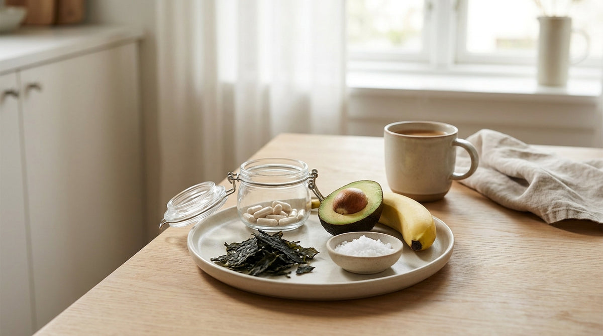 Warum fehlen in deinem All-in-One Supplement die Mengen für Kalium und Jod? Zwei Nährstoffe, die über den Tag deine Energie und Konzentration tragen