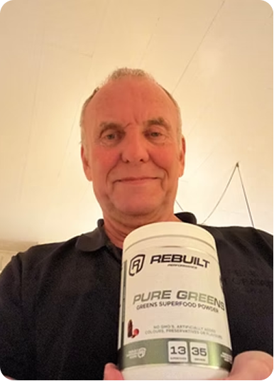 Kunde med Rebuilt Pure Greens