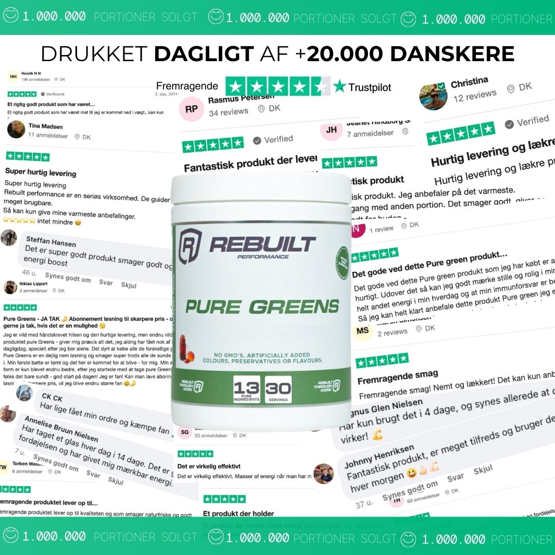 Køb 3 få 4 greens + gratis mixer