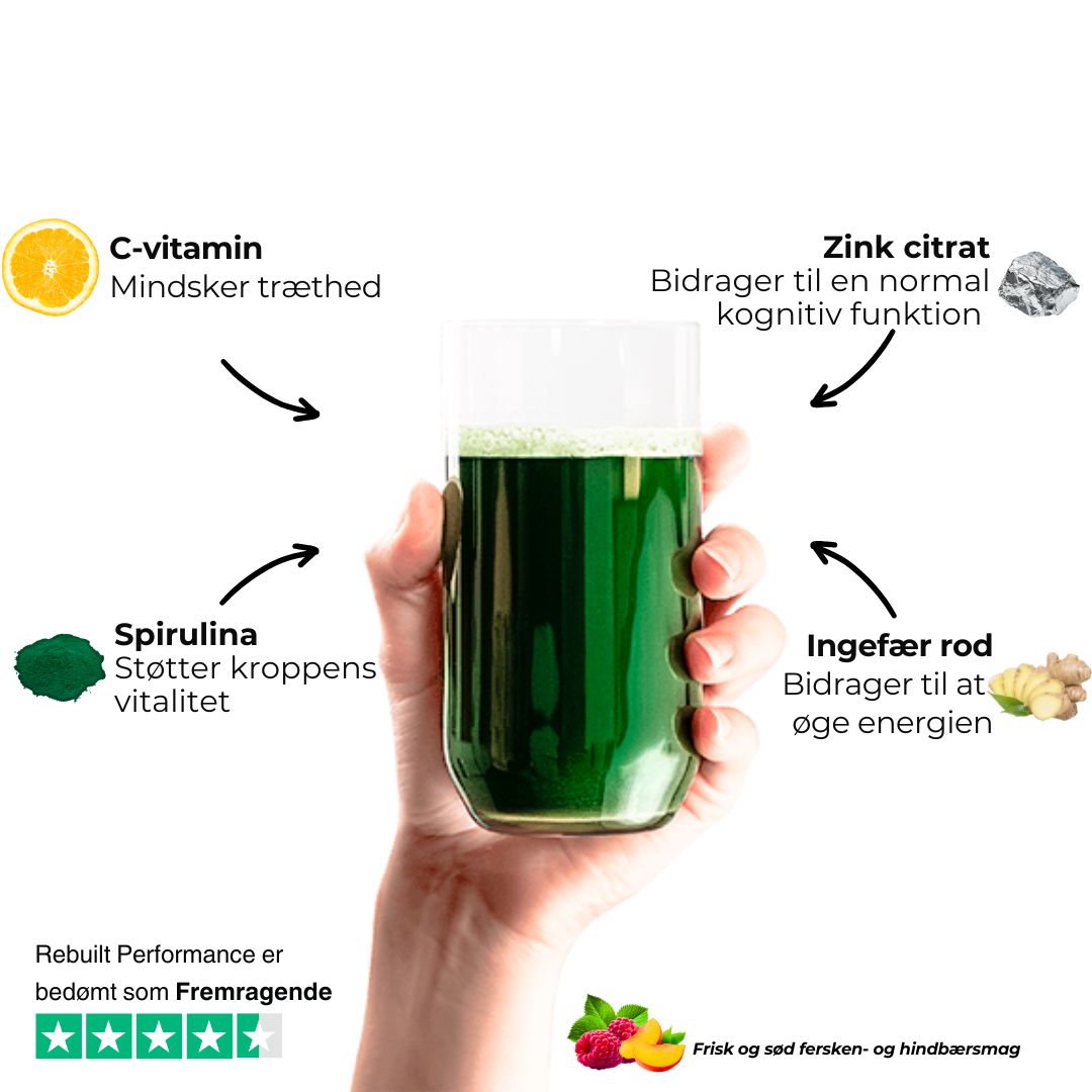 2 Pure Greens + 2 Pure Reds + Gratis shaker