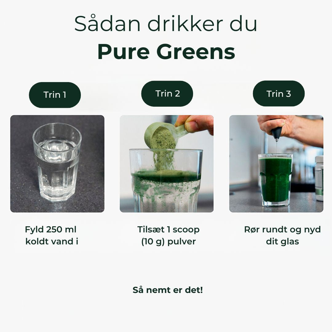 3 stk Pure Greens